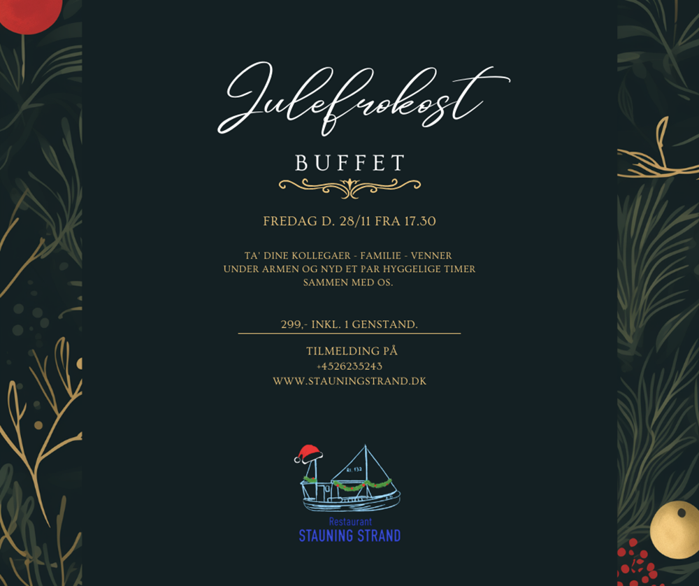 Julefrokost den 28. nov.